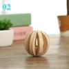 Rabbits Cute Natural 1pc Wooden Toys Pine Dumbbells Unicycle Bell Roller Chew Toys For Guinea Pig Rat Small Pet Molars Supplies