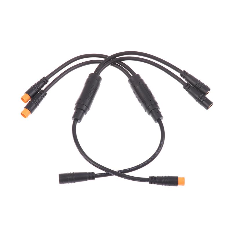 E-bike Signal Sensor Waterproof Y-Splitter 1T2 3 Pin Connector Cables Sensor For BAFANG Electric Scooter Bicycle Cord Parts