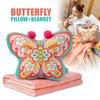 3D Printing Velvt Flannel Quilt Chinese Traditional Dance Lion Embroidery Air Conditioning Blanket And Cushion  Sofa Car Decor