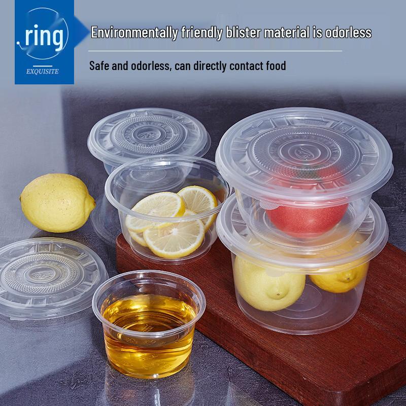 Shandi Disposable Plastic Bowls with Lids