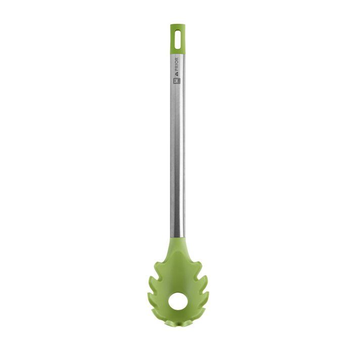 Cuillère à pâtes - BRA - Prior - Acier inoxydable 18/10 - Silicone - Vert