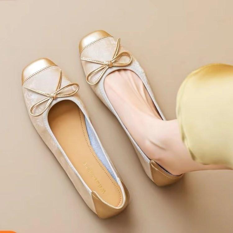 Fashion Shoes Woman 2025 Autumn Female Footwear Soft Modis Ballet Flats New Summer Fall Dress Comfortable Cute Ballerinas Shoes Woman Co