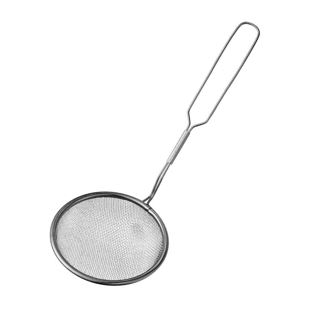 Stainless Steel Flour Filter Screen Soybean Milk Filter Screen Cooking Spoon Double Ear Screen Snack French Fries Kitchen Tools6
