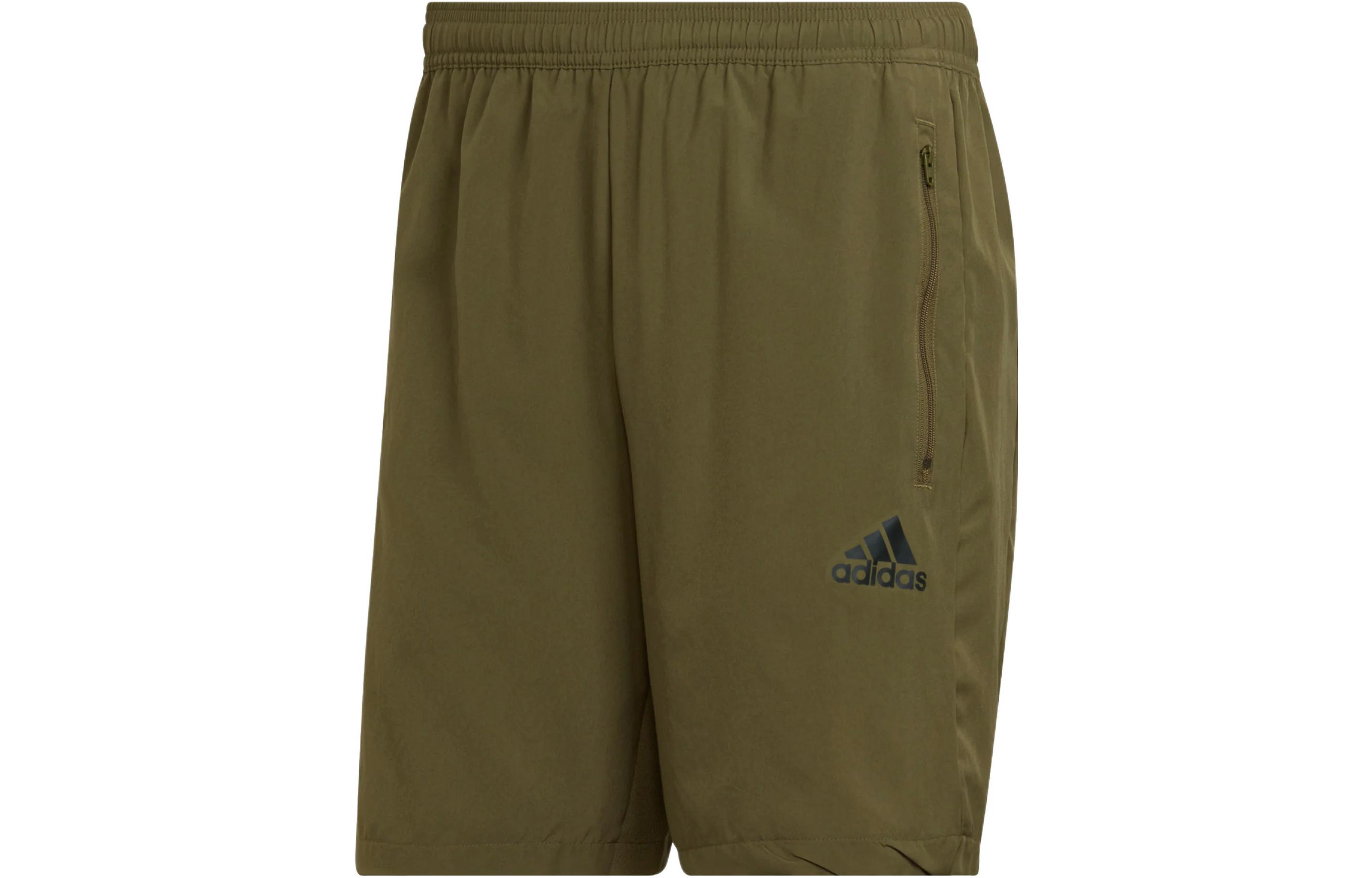 Adidas Casual Shorts Men s Dark Olive Green Thin HC6856 S