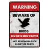Vintage Warnung Vorsicht vor Tieren Wandposter, Honigbienen Metallblechschild, Retro Schildkröte,  Wandkunstdekorationen, UW97