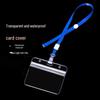JINGRUIXIANG PVC Transparent Horizontal ID Badge Holders (20 Pack)