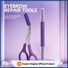 Xiaomi Dual-Ended Purple Eyebrow Trimmer Built-in Comb Purple Eyebrow Scissors Stainless Steel Precision Tool for Perfect Eyebrow