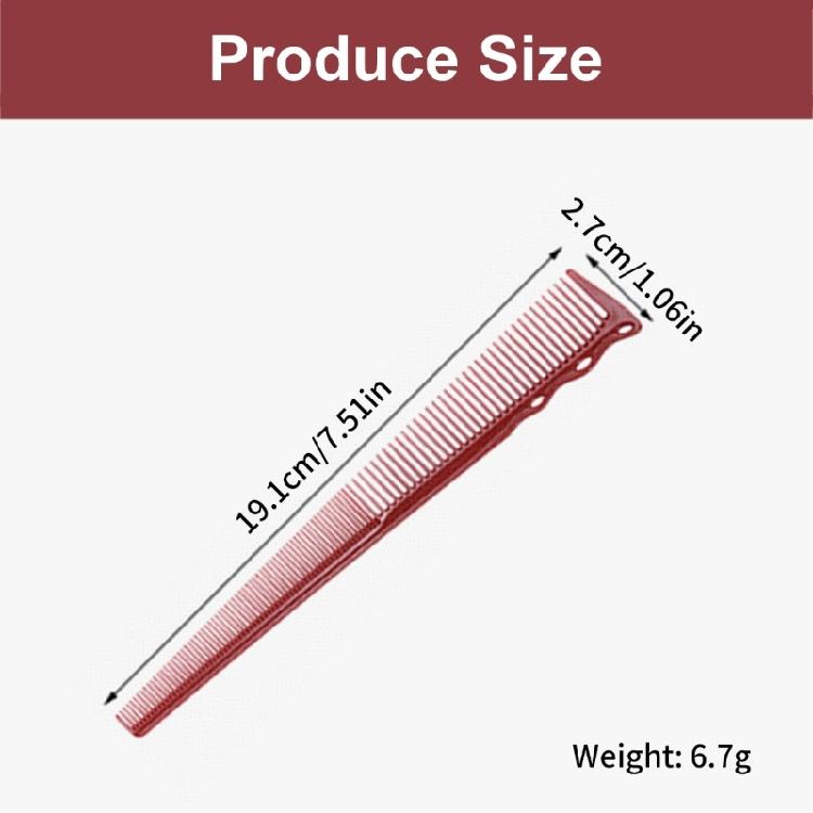 Comfortable Hair Combs Barber Hair Styling Salon Comb Accesories Barber Hairdressing Tool for Braiding and Styling