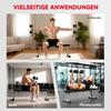 20KG Single Rubber Hex Dumbbell Portable Hand Weights Dumbbell Home Gym