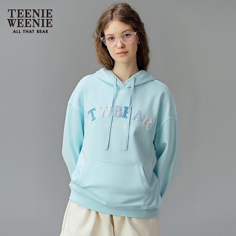 Teenie Weenie Women's Bear Graphic Hooded Sweatshirt