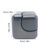 USA Fingertip Toy Alloy Hand Rotating Cube Portable Square Decompression
