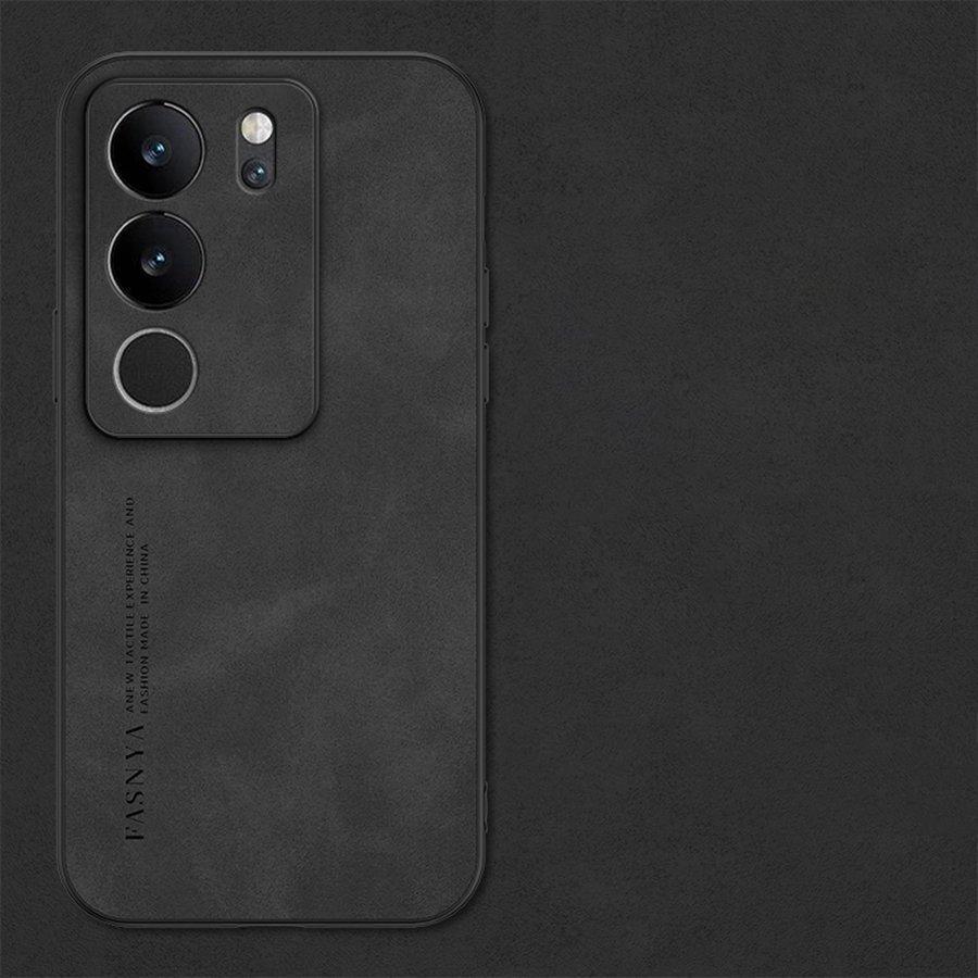 Sheepskin Leather Soft Case For Vivo V60 Lite Y28S V40 V30 SE V23 Y27 Y72 Y52 5G V21 V25 V29 V29E Y18 Y04 Y20 Y21 Y33 Y29 Y19S Y31 Luxury Matte Cover
