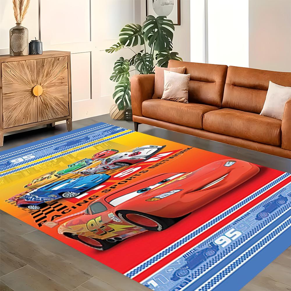 Lightning Mcqueen Racing Legend for Living Room rug, Bedroom, Study Room, Hallway Decoration, Perfect for Home Decoration or Holiday Gifts