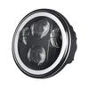 Sportster Scheinwerfer 5,75 Zoll LED Scheinwerfer mit Squid Ring, Tagfahrlicht und Blinkerfunktion,