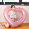 Inflatable Swimming Rings Heart Shaped Pool Float Rings Pool Float Loungers Tube