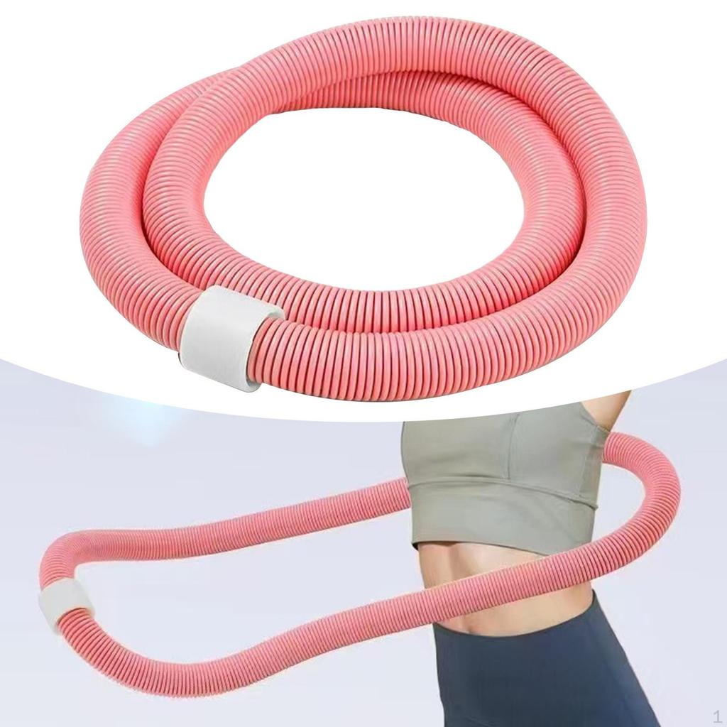 Hula Hoop Pondéré à Ressort Souple pour Adultes – Hula Hoop de Fitness Pliable,