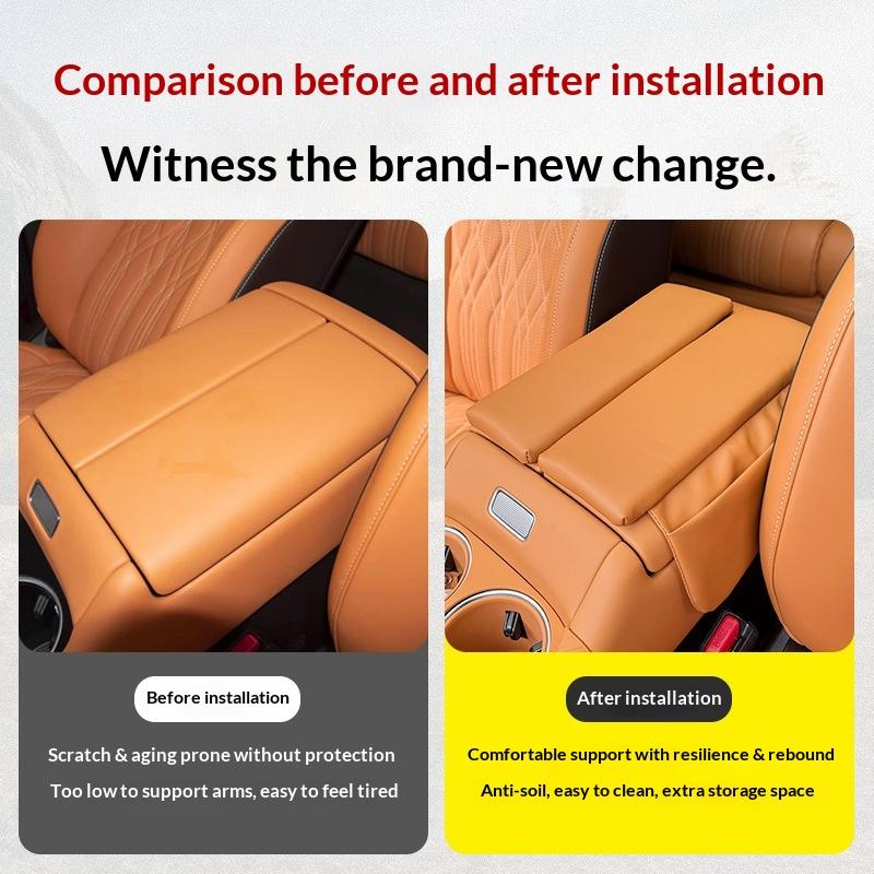 For GWM Tank 500 Hi4-T Hi4-Z 2026 Car Armrest Box Height Pad Leather Protective Case Modified Anti Slip Interior Accessories