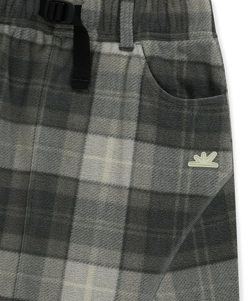 Sseonleobeutueo Fleece Long Skirt Gray
