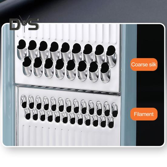 Komfortabelt grep kjøkkenkværn Multi-purpose praktisk manuell frukt Gulrot Potet rivjern