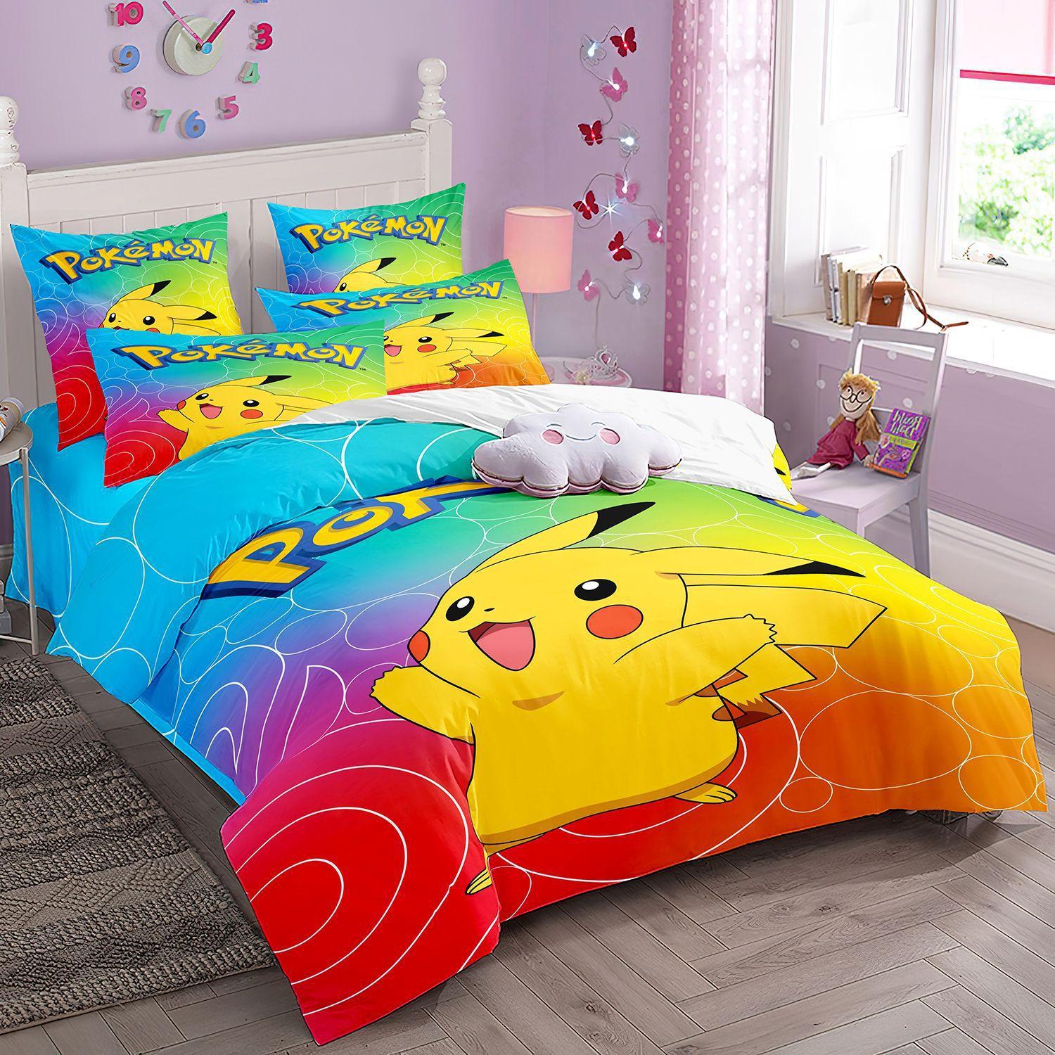 Three-piece Cartoon Kids  Bedding Set 135*200cm