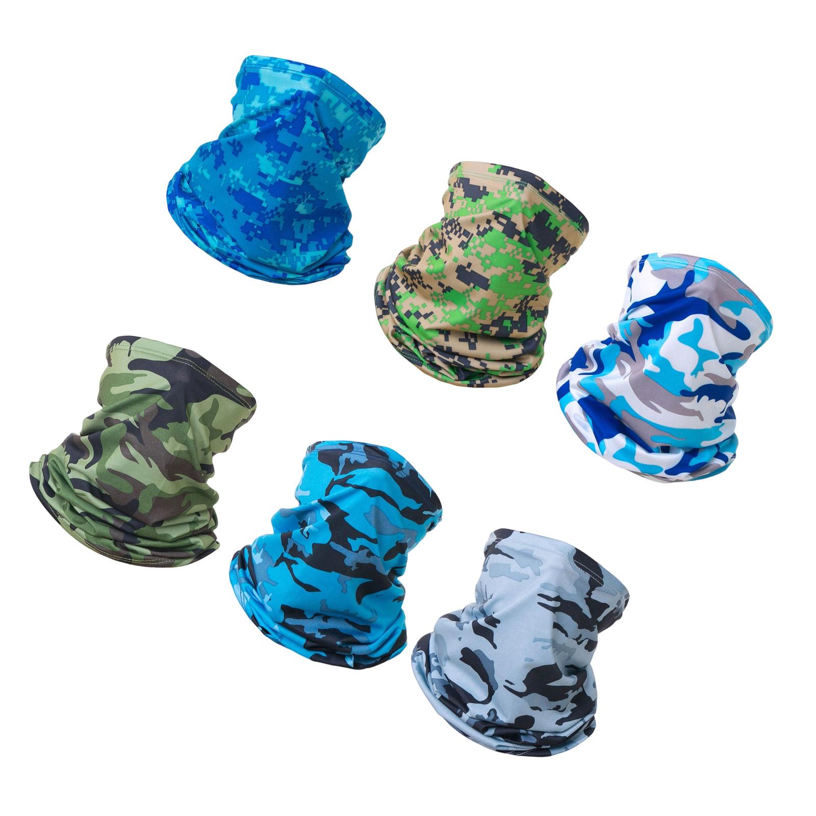 

6pcs Sport Face Mask For Men Women Unisex Breathable Sun Protective Face Cover for Outdoor Activity Cycling Hiking Gear