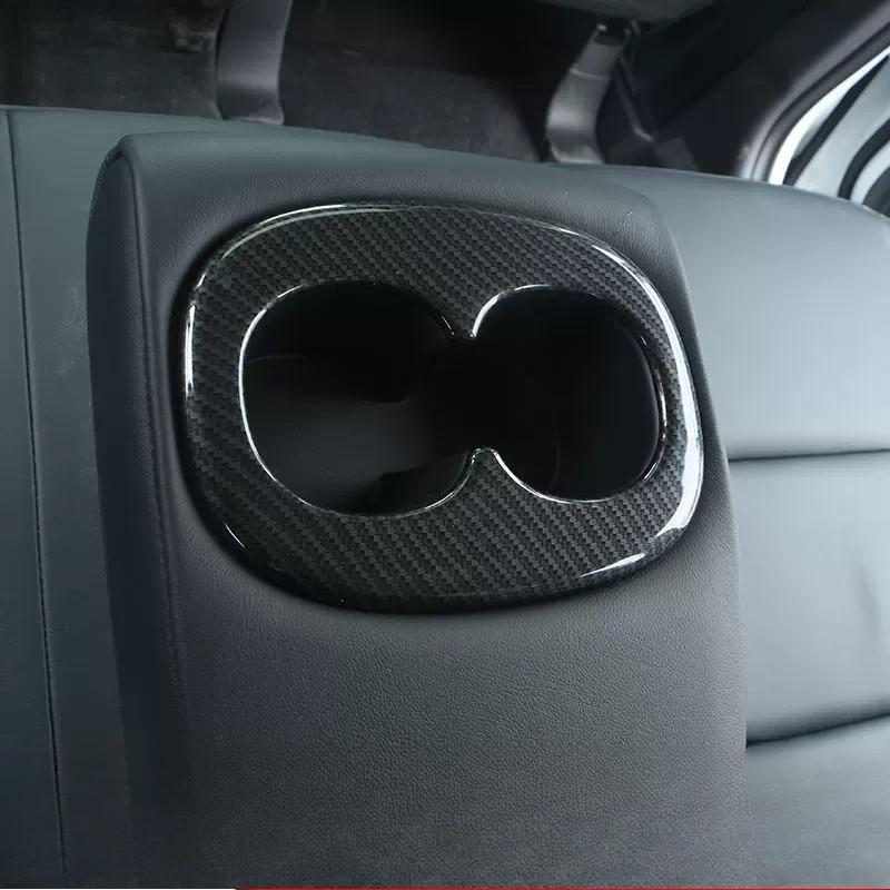 Stylish Back Armrest Cup Slot Surround Panel Practical Interior Upgrade Accessories for Mitsubishi Outlander