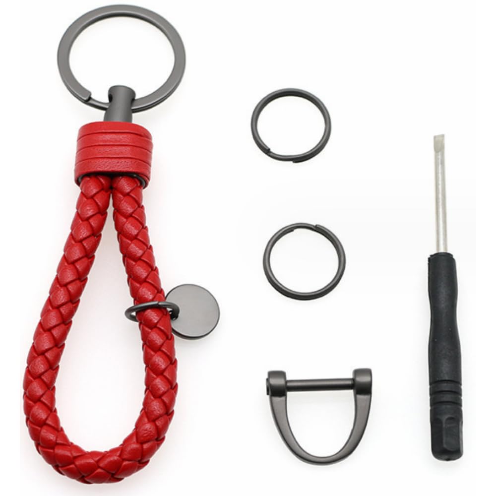 

Stylish Keychain Key Ring for Men and House Brand Red [Mellbo] Women, Car, Motorcycle, Bicycle, Key, Name,