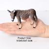 Modellino Asino Animali Giocattolo Figure Animali della Fattoria Action Figure Anime Regali per Bambini Giocattoli per Bambini Giochi Decorazioni Natalizie