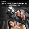 Kit Filtri SmallRig per DJI Osmo Pocket 4P Vetro con Filtro VND1-5 / CPL Filtro ND Variabile Kit di Ripresa per Fotocamera con Lente Gimbal Protettiva