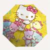 1pc Hello Kitty and Friends Singing Umbrella with Plastic Handle,Suitable for All Seasons Home Travel Outdoor UmbrellaSanlio372