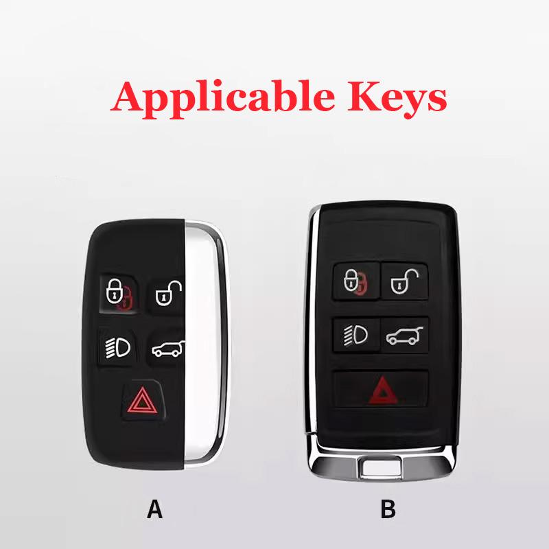 Nowe Etui Pokrowiec Obudowa na Kluczyk Samochodowy do Land Rover Range Rover Sport Evoque Freelander Velar Discovery 4 Jaguar XE XJ XF Gitara