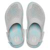 Crocs LiteRide Lightning Shoes Marbled Crocs Beach Sandals Hole Shoes Unisex Pearl White