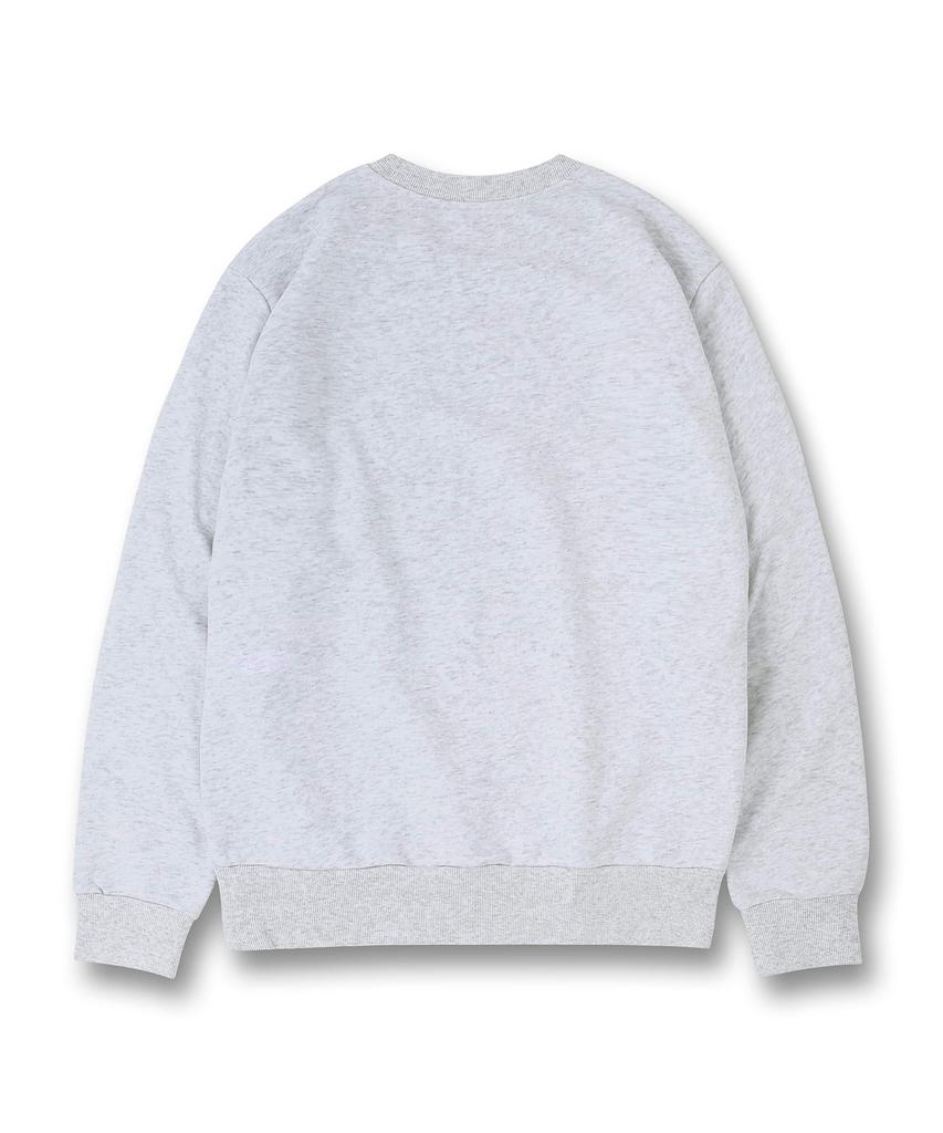 DOLPHIN WAVE APPAREL Dolphin Laurel Sweatshirt Cool Grey