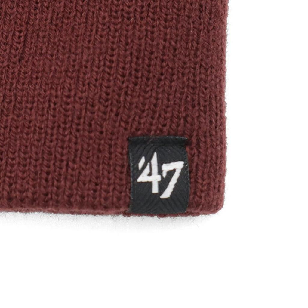Seven Knit NY New York NY Dark FREE '47brand (Forty Brand) '47BRAND Beanie, Yankees, Maroon, Size, 47A-BN-B-BIN17ACE-KM
