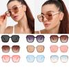 Oversized Women Retro Classic Luxury Design Glasses Square Frame Eyeglasses Vintage Sunglasses  Delicate Jewelry