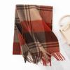 High Quality 100% Wool Scarf Men Female Fashion Classic Soft Cashmere Muffler Women Warm Thermal Shawl Outside Autumn Winter