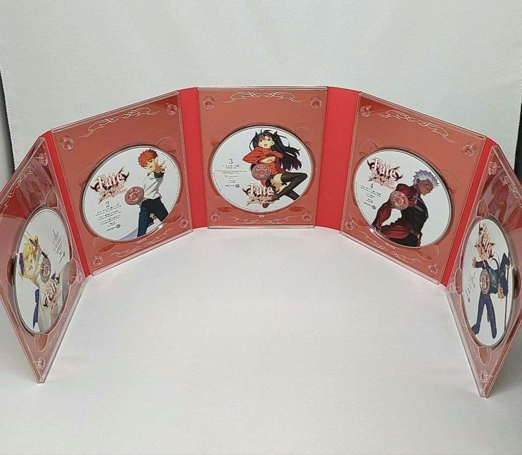 Fate stay night Unlimited Blade Works Conjunto de Discos Blu-ray Caixa Limitada Animate Usado