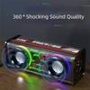 Bluetooth 5.0 V8 Transparent Mecha Speakers 1800mAh Battery Mini Party Loudspeaker  Outdoor