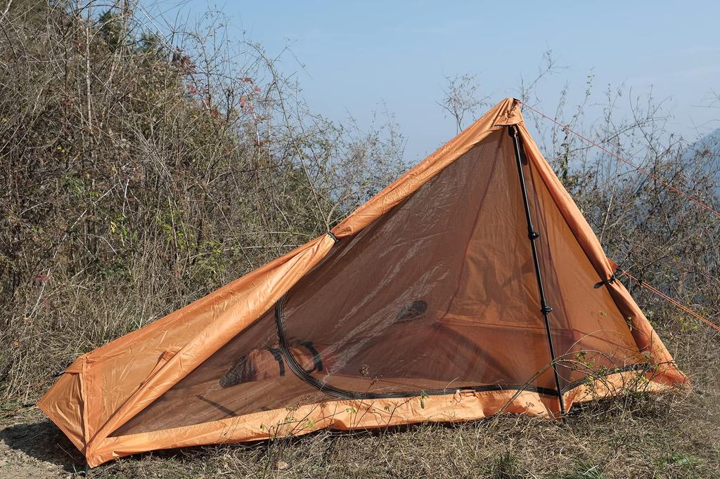 Underwood Aggregator One-Pole Tent - Lightweight, Compact, Single-Person Tent (Trekking pole not included)