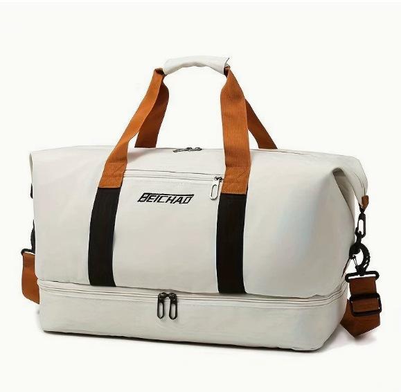 

Многофункциональная дорожная и спортивная сумка с отделениями для влажных и сухих вещей W46 x H28 x D25