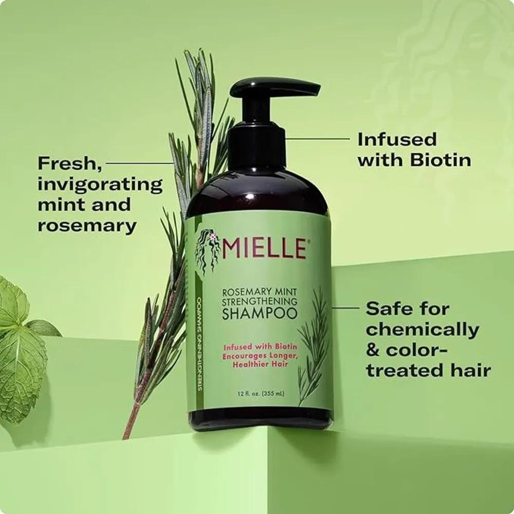 Mielle Organic Rosemary Mint Biotin Shampoo 348ml X 2