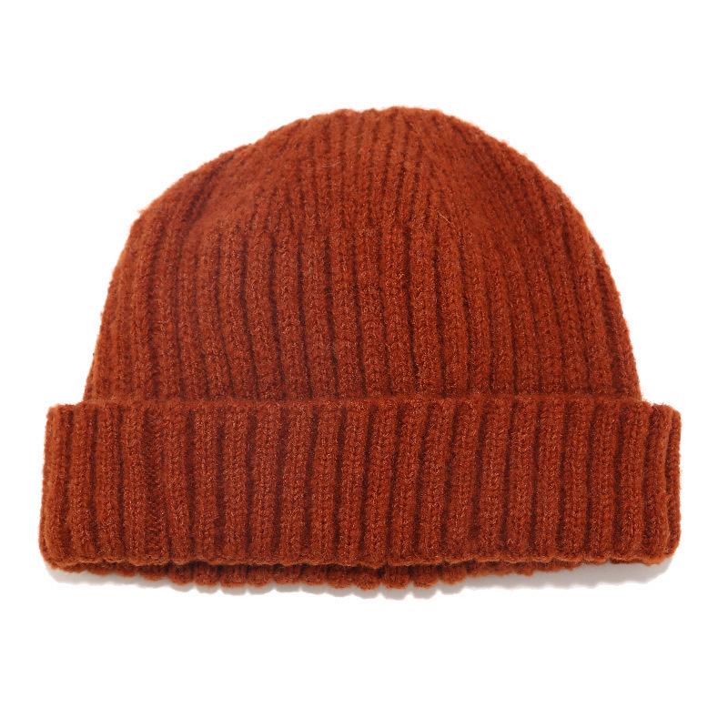 Autumn and Winter Street Trendy Hip Hop Guapi Hat Korean Edition Solid Color Knitted Hat Men's and Women's Outdoor Warm Hat