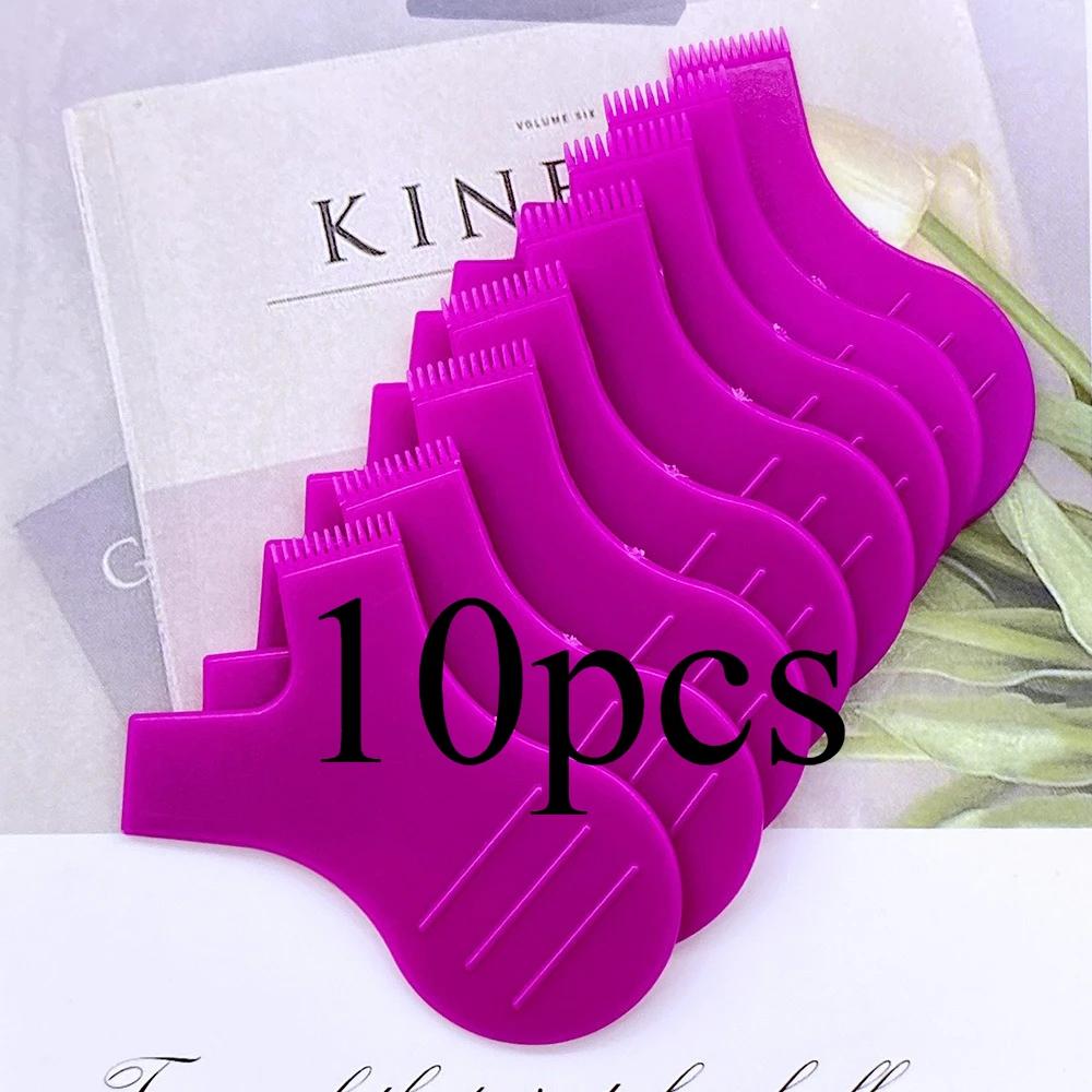 

10 шт. Чистая расческа Y-образной формы для завивки ресниц, для ламинирования, для наращивания ресниц, Y-образные кисточки для ресниц, инструменты для макияжа
