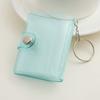 Waterproof PVC 2Inch Photo Album Holder with Keychain 20Photos Pocket Tear Resistant Construction for Protecting Memory
