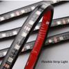 12V 3W RGB LED Light Bar Car Interior Floor Decor Atmosphere Strip Lamp w/Remote