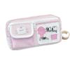 Pink & White Cartoon Kitten Pencil Case - Large Capacity for Girls, Trendy & Cute Stationery Bag for Students