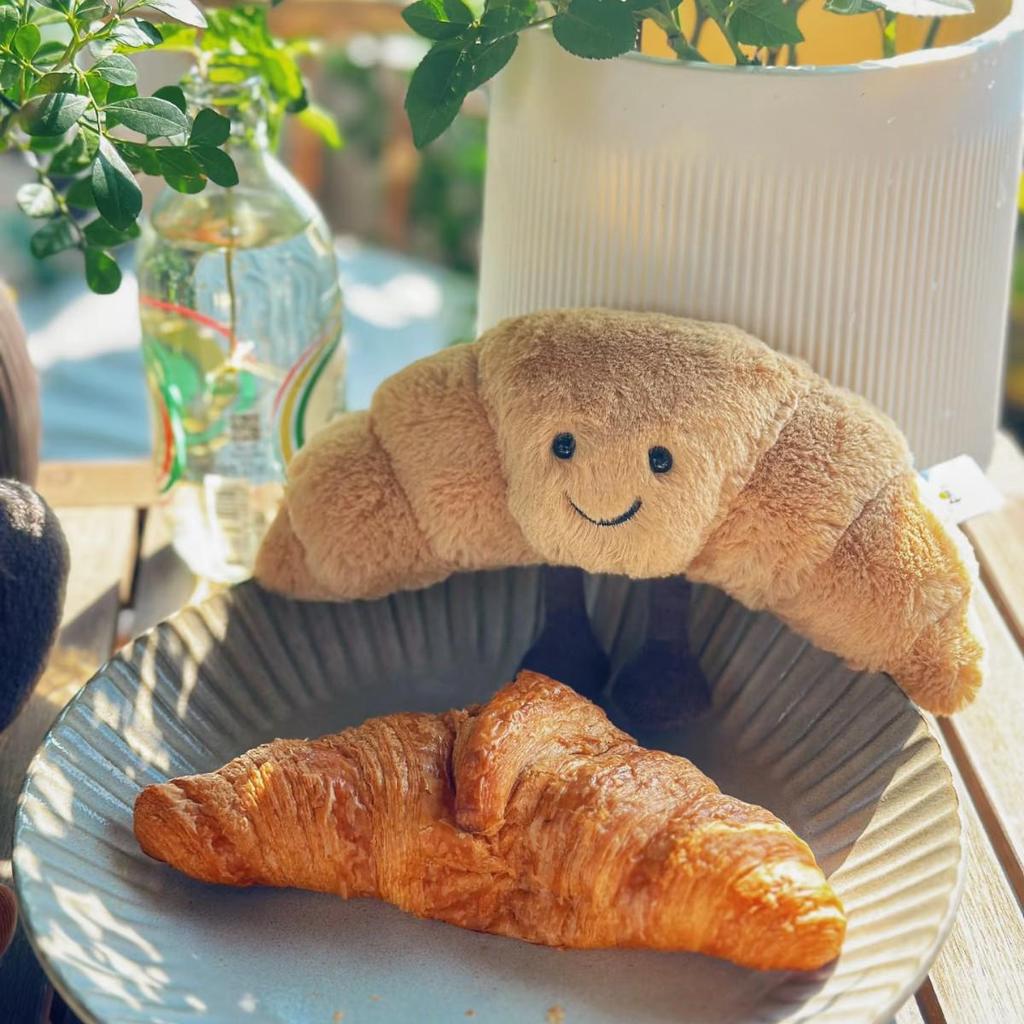 Creative Plush Toy Set: Croissant, Baguette, Toast, Bagel, and Salt & Pepper Dolls - Perfect Children's Gift