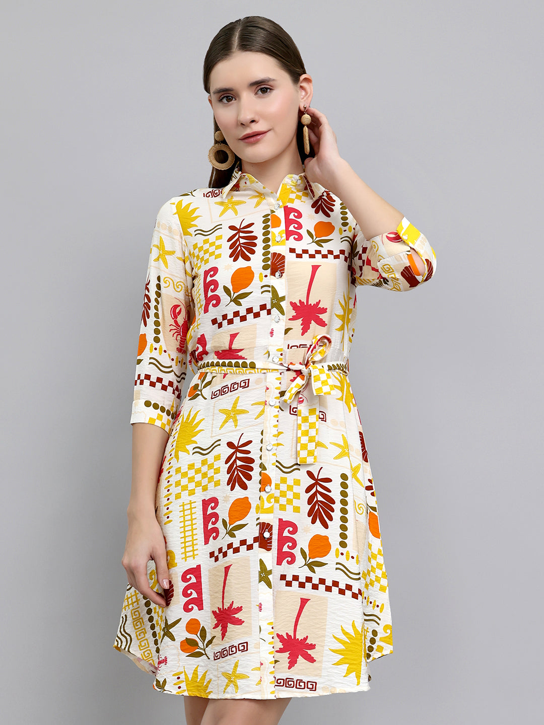 Monte Carlo Women Regular Fit Yellow Tunic L жёлтый