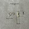 Handmade Thai Silver Round Disc Bow Knot Spacer Beads for DIY Bracelet Accessories