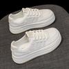 Leather Soft-soled White Shoes Women's Shoes Spring and Summer 2025 New Versatile Board Shoes Flat Casual Women's Shoes Sports Shoes